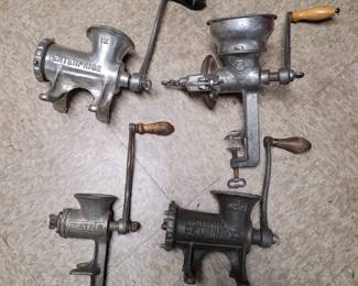 Presses and Grinders for Meat and Fruit