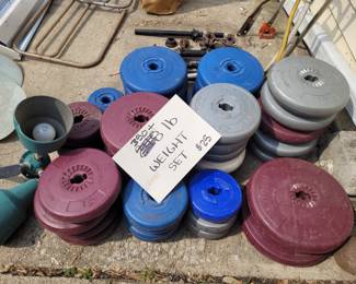 350 + Lbs Weight Set - Great For Working Out