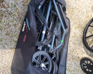 Collapsible Transfer Wheelchair for Trunk with Storage Bag - Very Nice