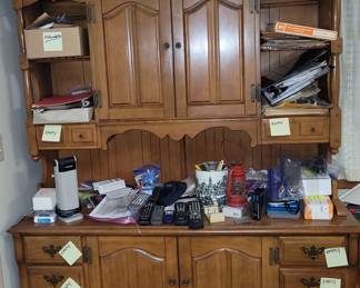 Beautiful Hutch with Plenty of Storage for Crafts, Dining, Etc.