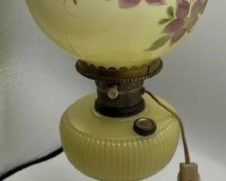 Hand painted shade. Aladdin.
