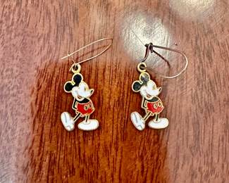 Mickey Mouse dangle earrings