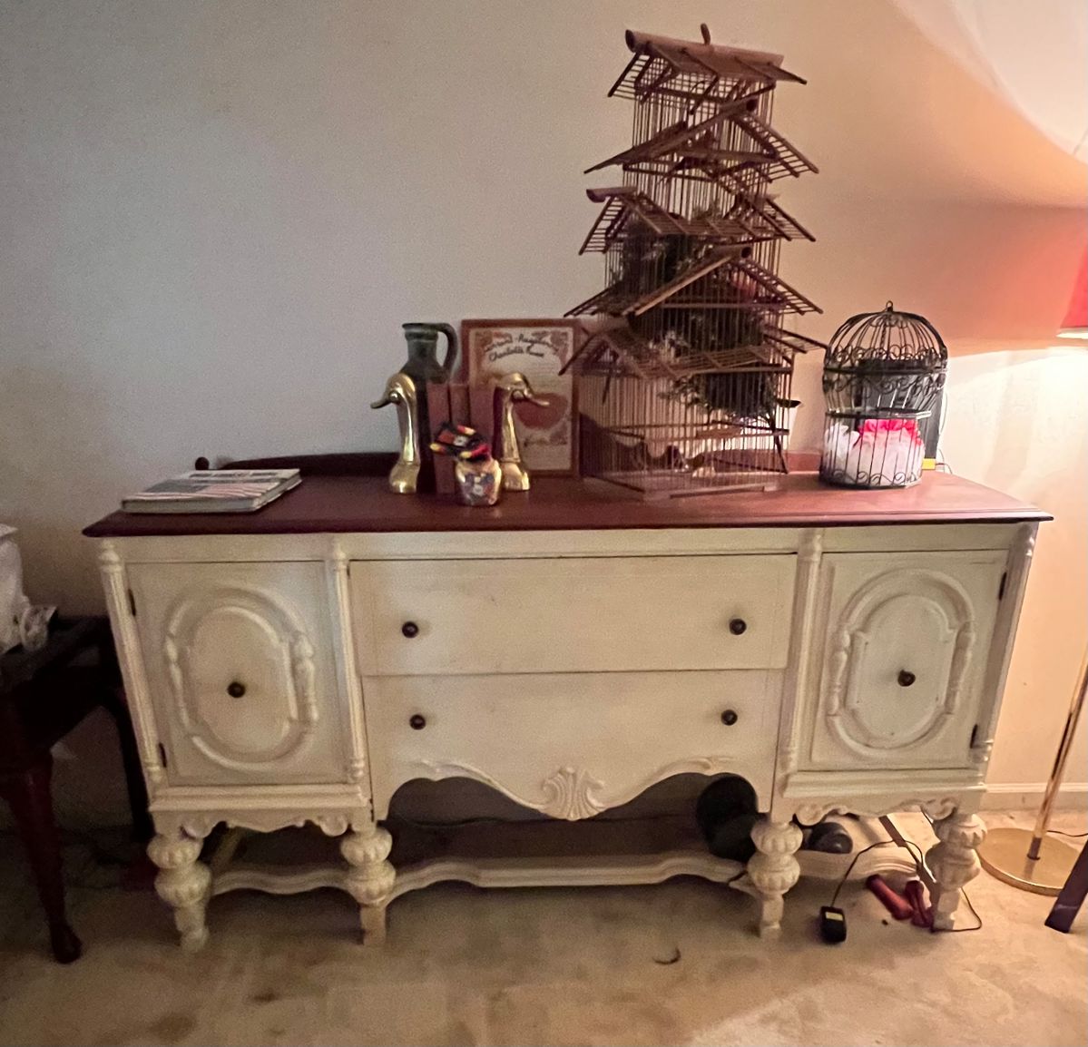 Painted Depression Era Buffet/Sideboard