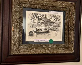 Lionel Barrymore Etching