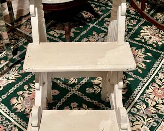 White Step Stool