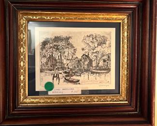 Lionel Barrymore Etching