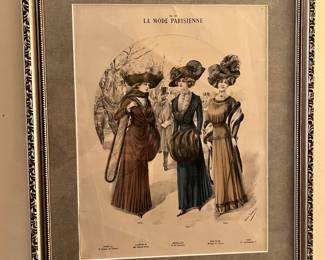 Framed Fashion Print (Pair)