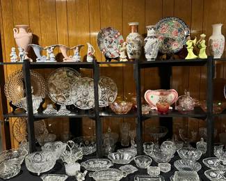 Crystal, Decorative Vases and Plates, Figurines, etc.