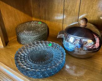 Glass Plates, MCM Penguin Ice Bucket