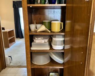 Vases and Tupperware
