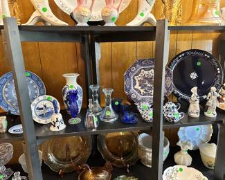 Blue and White