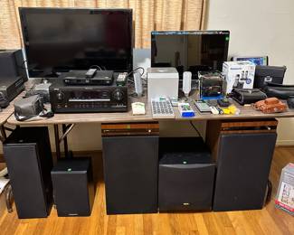 TV, Monitor, Speakers, etc.