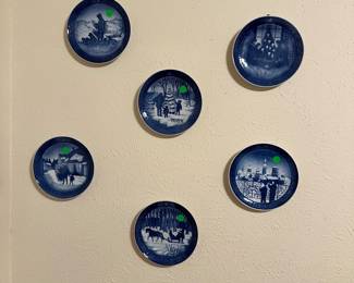 Blue and White Plates