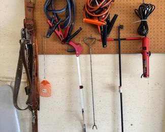 Jumper cables, Utility Belt, etc.
