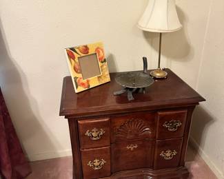Nightstand, Lamp