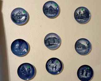 Blue and White Plates