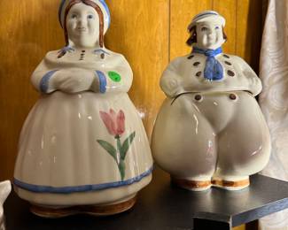 Shawnee Danish Cookie Jars