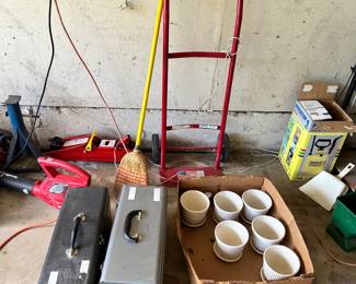 Tool boxes, pots