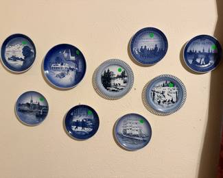 Blue and White Plates