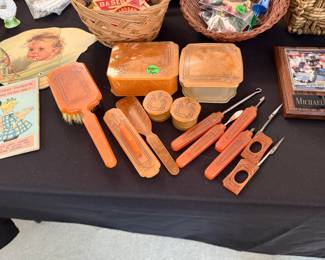Vintage Brush and Nail Set