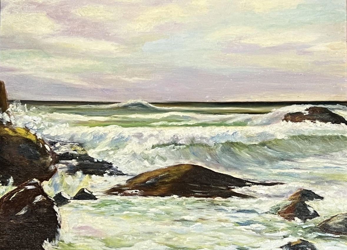Paul Schumann
Coastal scene original painting