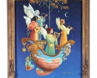 Stock photo of Christensen Evening Angels.  The one we have for sale is boxed.