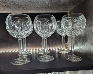 Waterford Crystal Balloon Wine Goblets