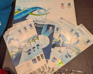 Olympics in Canada collectibles, unused tickets