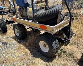 2532  Central Machinery 2 Water Pump, Wagon and Tires 