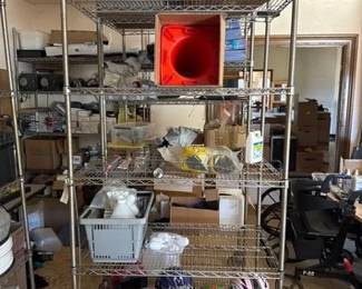 3018  Metro 5Tier Metal Rolling Rack 