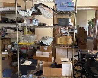 3020  Metro 5Tier Metal Rolling Rack 