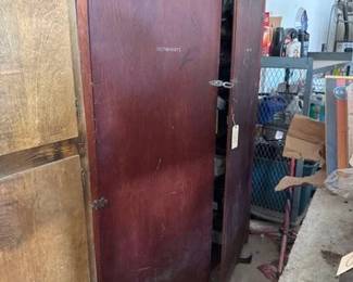 1514  Cabinet Full of Parts  Tools 