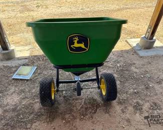 2808  John Deere Pull Behind Seed Spreader 