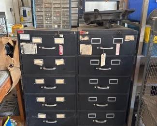 1518  2 Cabinets Full of Screws, Nails, Nuts  Bolts 