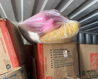 4002 Boxes of Clothes, Microwaves, Chairs, Misc Parts