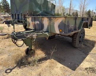 60  Military Cargo Trailer with Pintle 