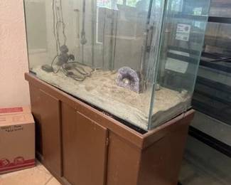 3004  Fish Tank and Cabinet 