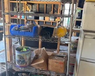 2028  5Tier Metal Rack, Screws, Bungie Straps, Water Lines 