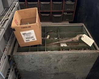 1624  Organizers Full of Bolts, Screws, Washers  More 