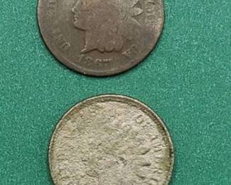 1867 Indianhead--Semi-Key, Plus a 1863 (1868?) Filler