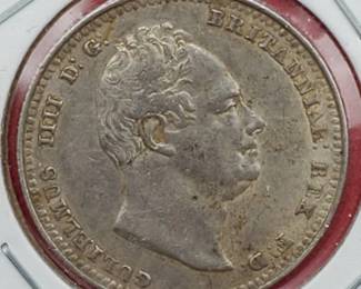 1834 One Shilling--RARE in this Higher Grade