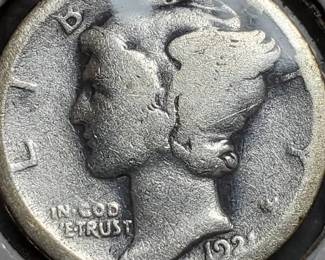 1921 Mercury Dime