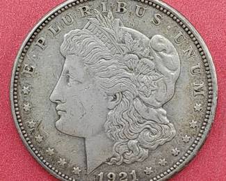 1921-D Morgan Silver Dollar