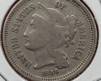 1866 3-Cent Piece