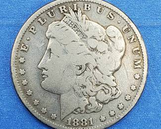1881-O Morgan Silver Dollar