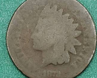 1872 Indianhead Cent