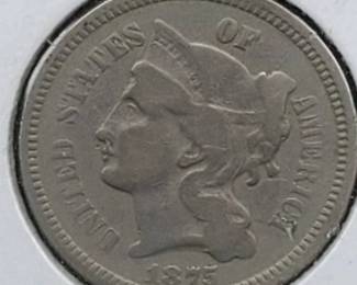 1875 3-Cent Nickel