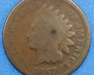 1867 Indianhead Cent