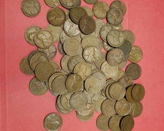 100 Wheat Cents 1909-1929