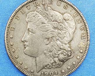 1904 Morgan Silver Dollar Nice Grade
